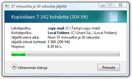 Vista super disk io...